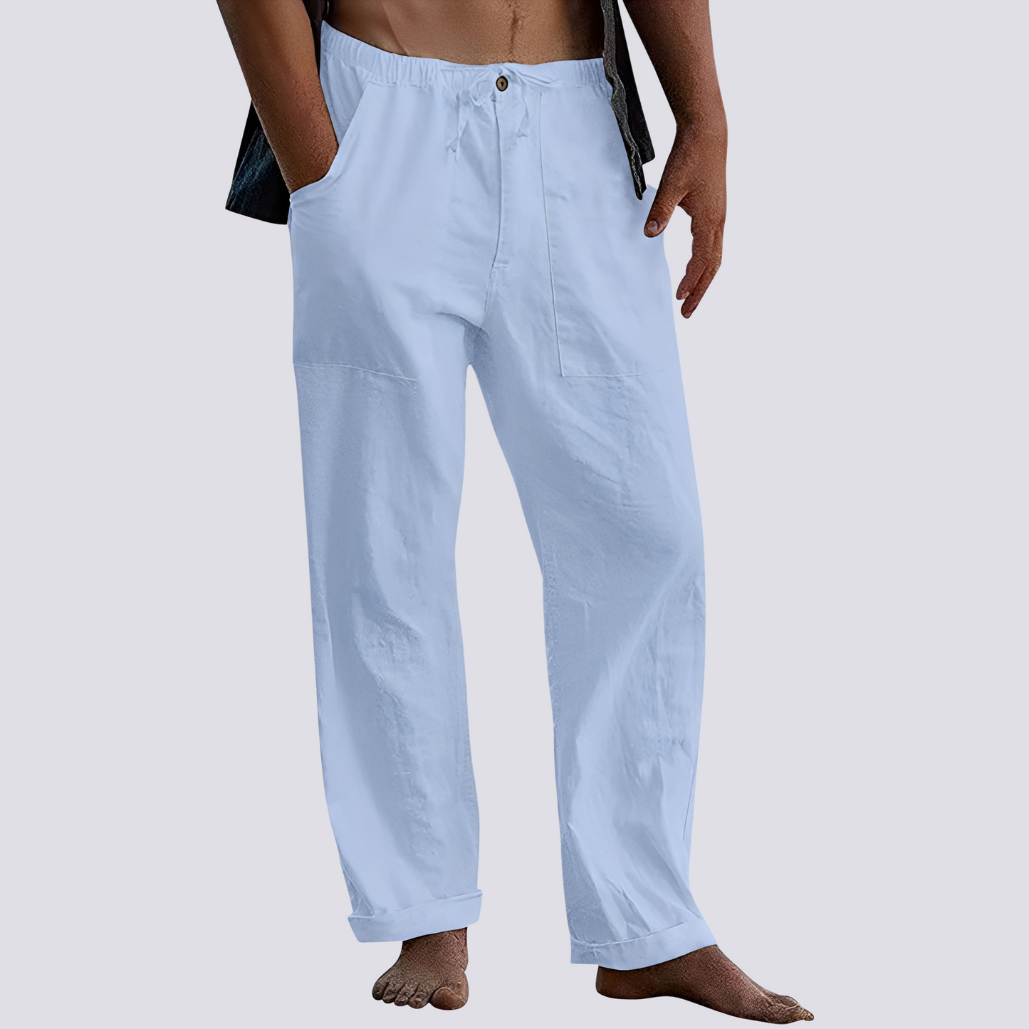 Bequeme Herrenhose Freizeit Hose Komfortabel