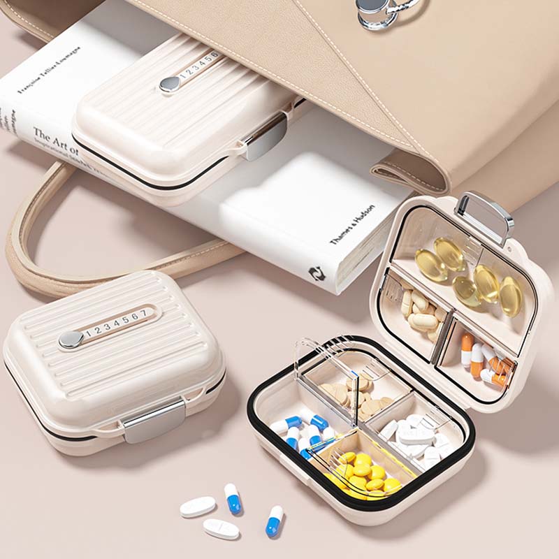 Kleine Pillendose Reise Größe Portabel