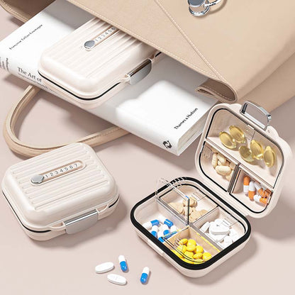 Kleine Pillendose Reise Größe Portabel