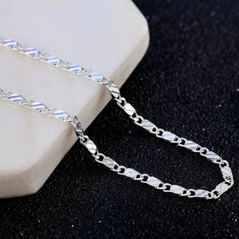 18K Goldgefüllte Kette Damen Glamour Schmuck - BerlinGlamour