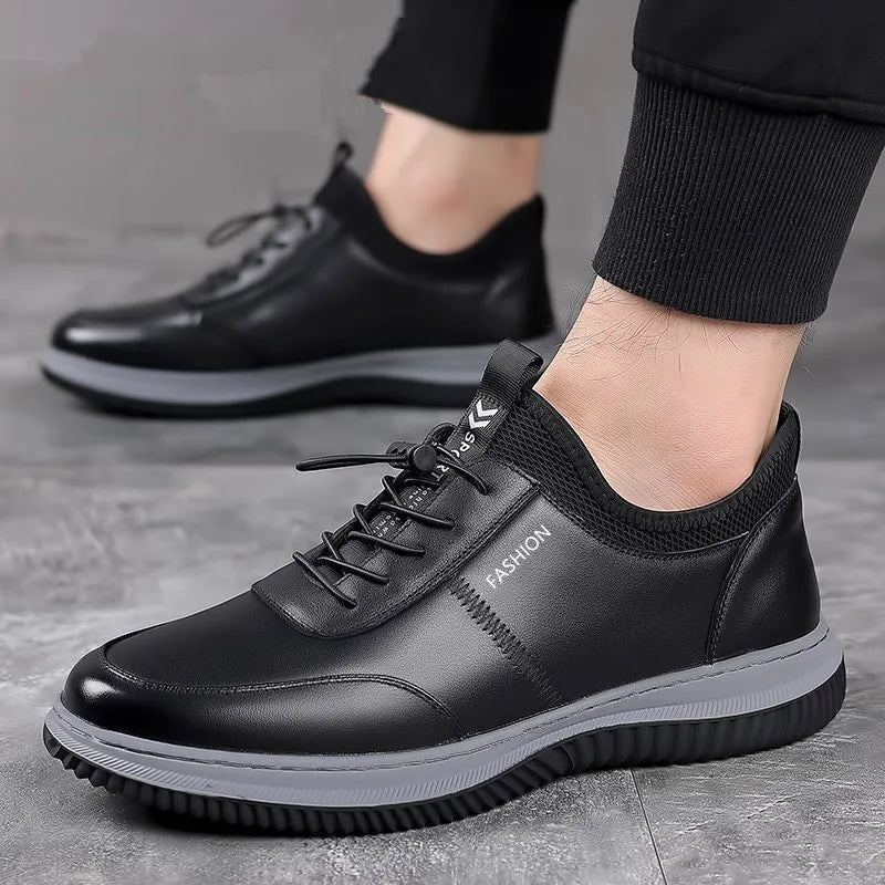 Herrenschuhe aus Kunstleder Heidi Stil Modern - BerlinGlamour