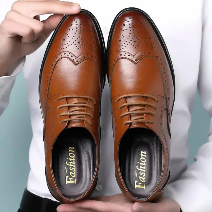 Herren Business Schuhe Oxford Anzug Schuhe Elegant Schwarz - BerlinGlamour