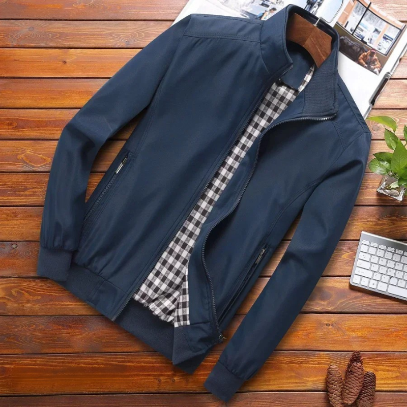 Herren Sommerjacke Winddicht Stilvoll Slim Fit - BerlinGlamour