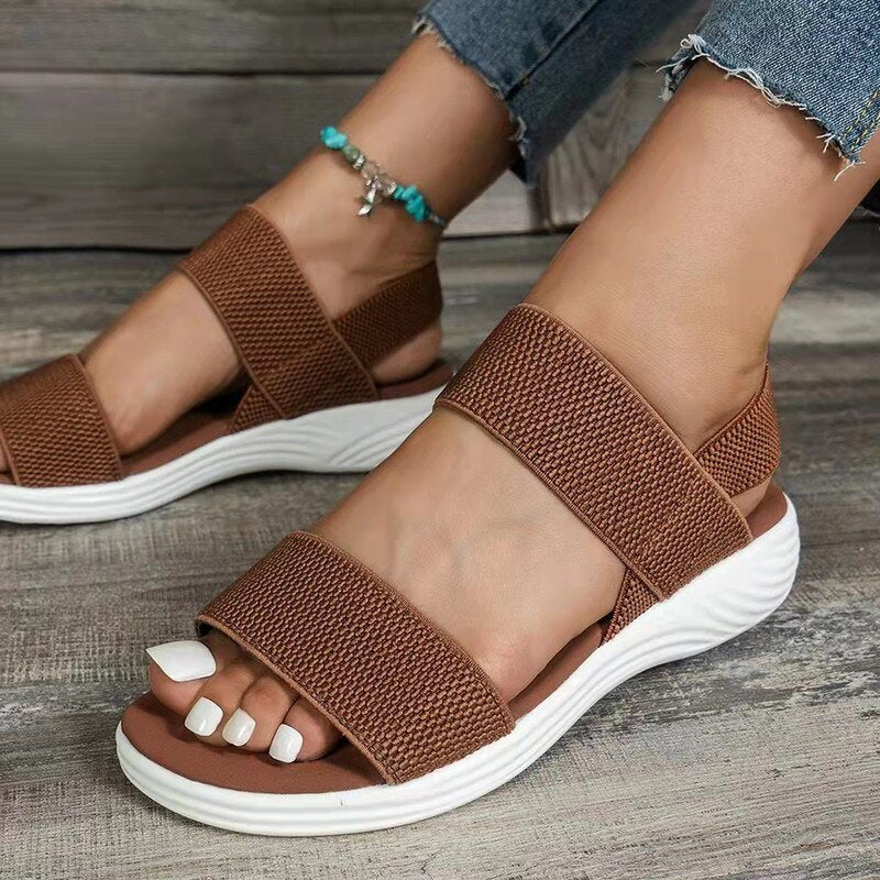 Elegante orthopädische Keilsandalen von Orthopodiatrie
