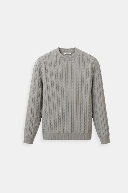 Zopfstrickpullover Elegent Bequem Damen