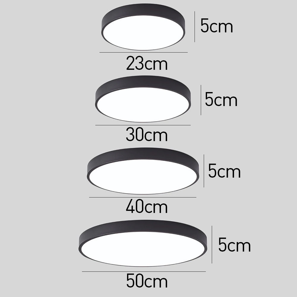 LED Deckenleuchte Rund Skandinavisches Design Modern