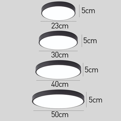 LED Deckenleuchte Rund Skandinavisches Design Modern