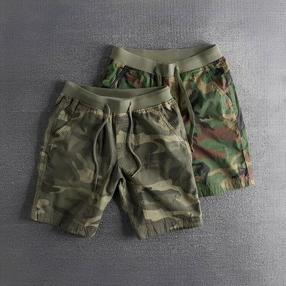 Taktische Camo-Shorts mit Stretch für Herren