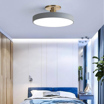 LED Deckenleuchte Modern Gold Mit Dimmfunktion