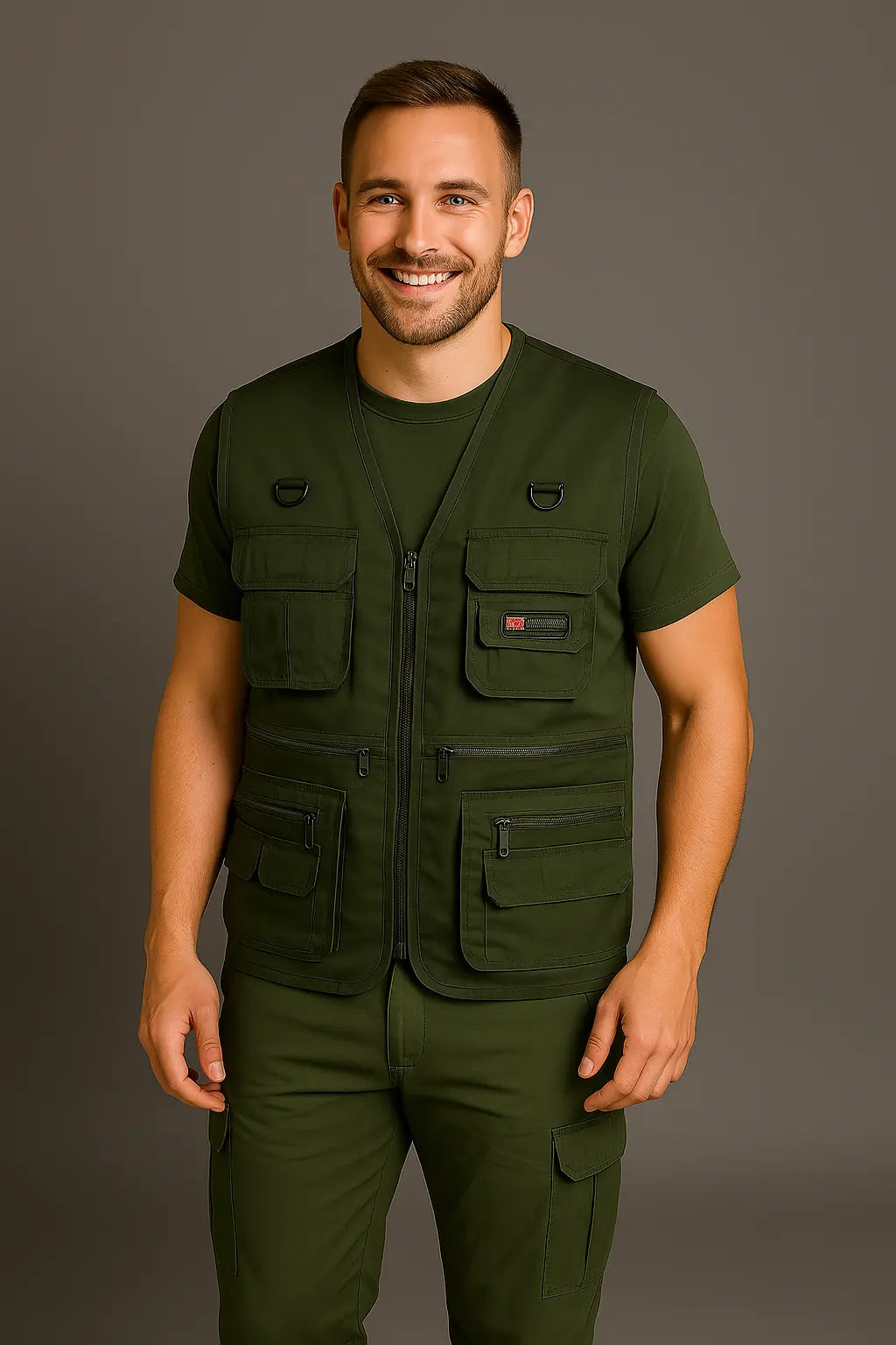 Herren Wanderweste Mit Vielen Taschen Funktionell