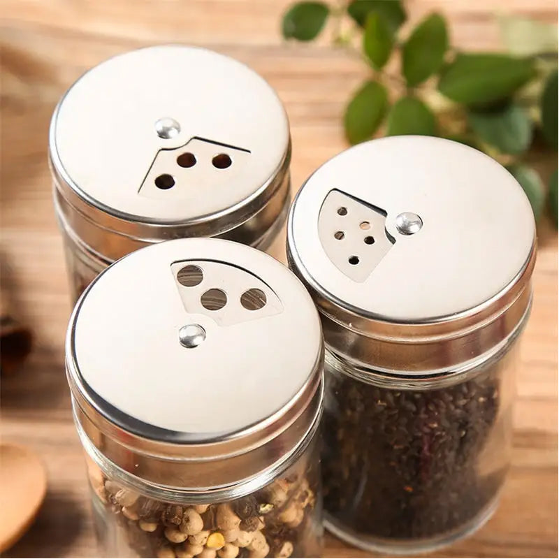 Glas Gewürzgläser Set 6-teilig Moderne Küche