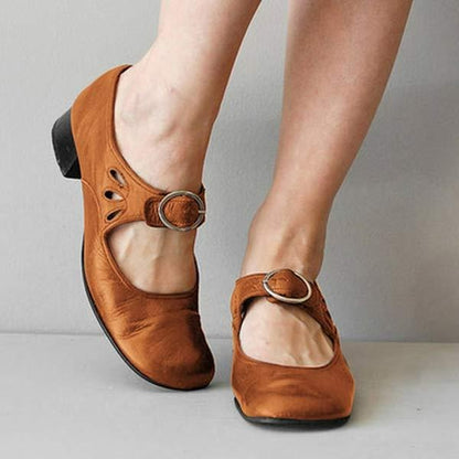 Damen Schuhe Frühling Schnallenriemen Modern