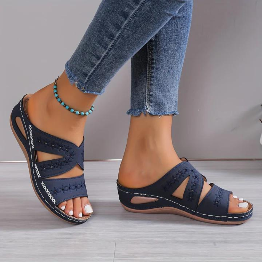 Damen Sandalen Orthopädisch Bequem Sommer