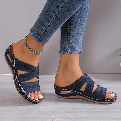 Damen Sandalen Orthopädisch Bequem Sommer