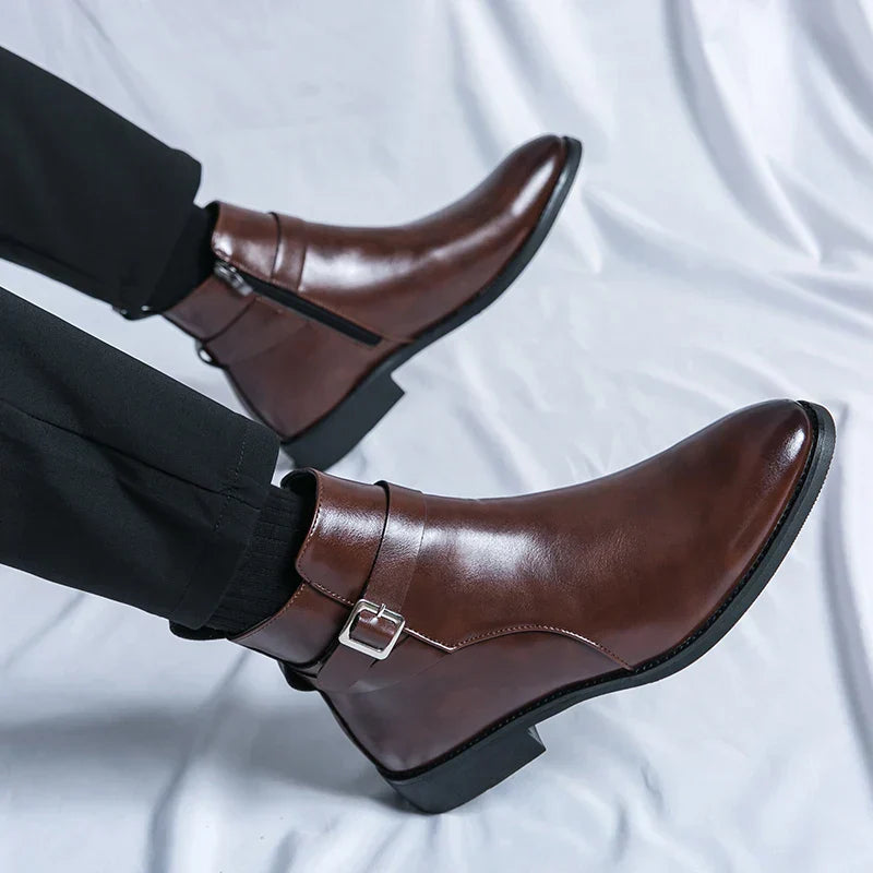 Herren Lederschuhe Elegante Mode Schuhe - BerlinGlamour