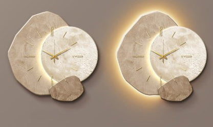 Skandinavische Wanduhr Modern Minimalistisch Weiss