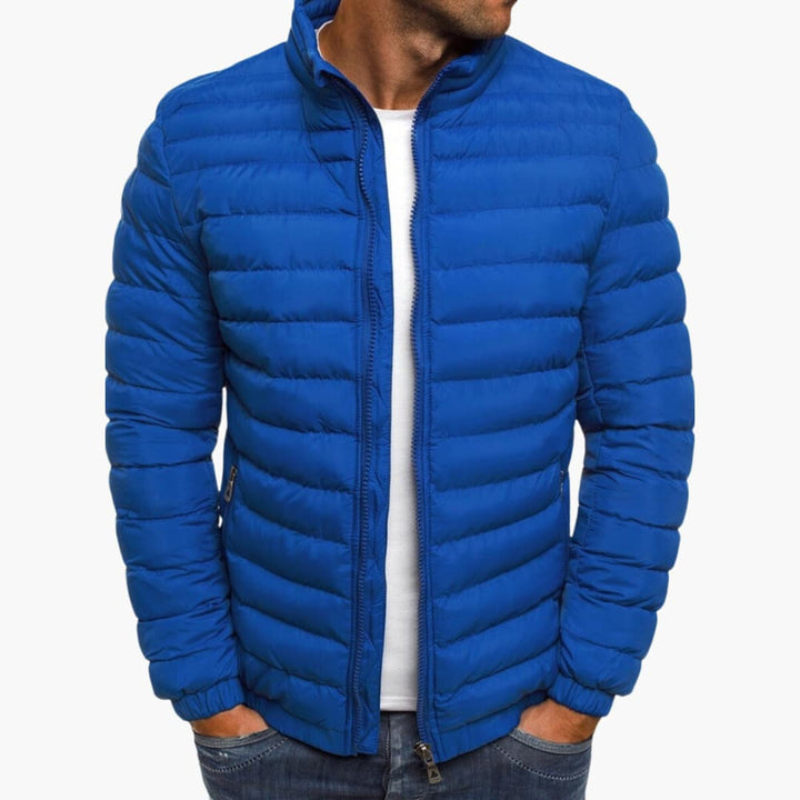 Lederschöne Gepolsterte Damenjacke Elegent