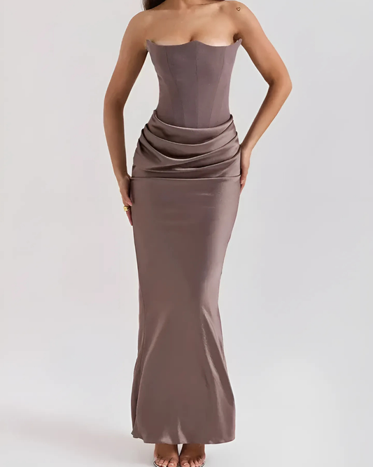 Hochzeitskleid Damen Maxikleid Elegant Lang - BerlinGlamour