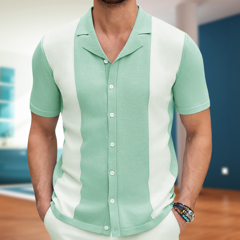Herren Freizeithemd Baumwolle Elegant Bequem