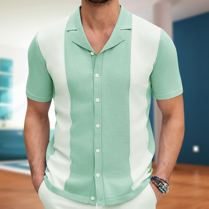 Herren Freizeithemd Baumwolle Elegant Bequem