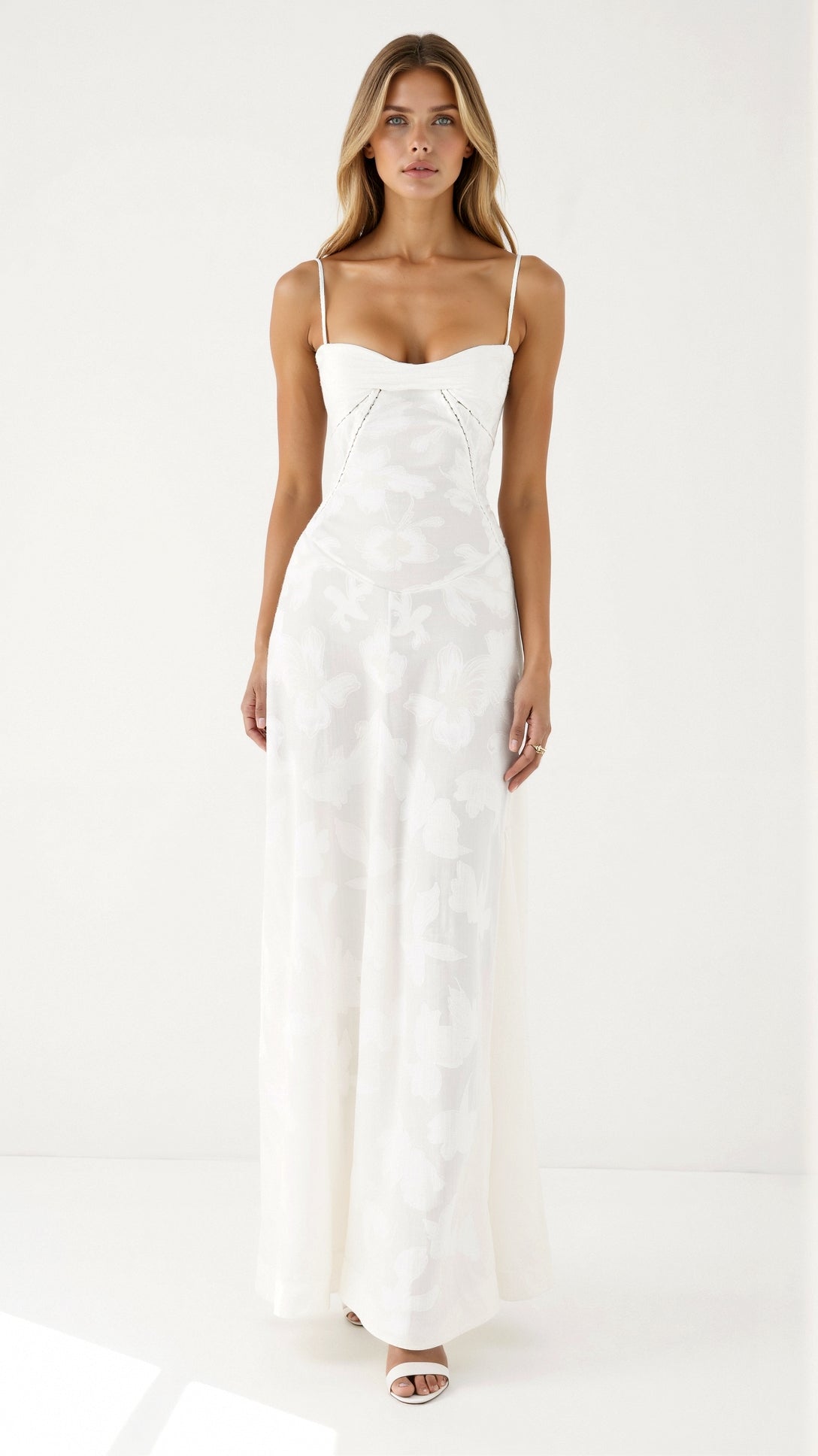 Damen Maxikleid Hochzeitsgast Kleid Elegant Lang - BerlinGlamour