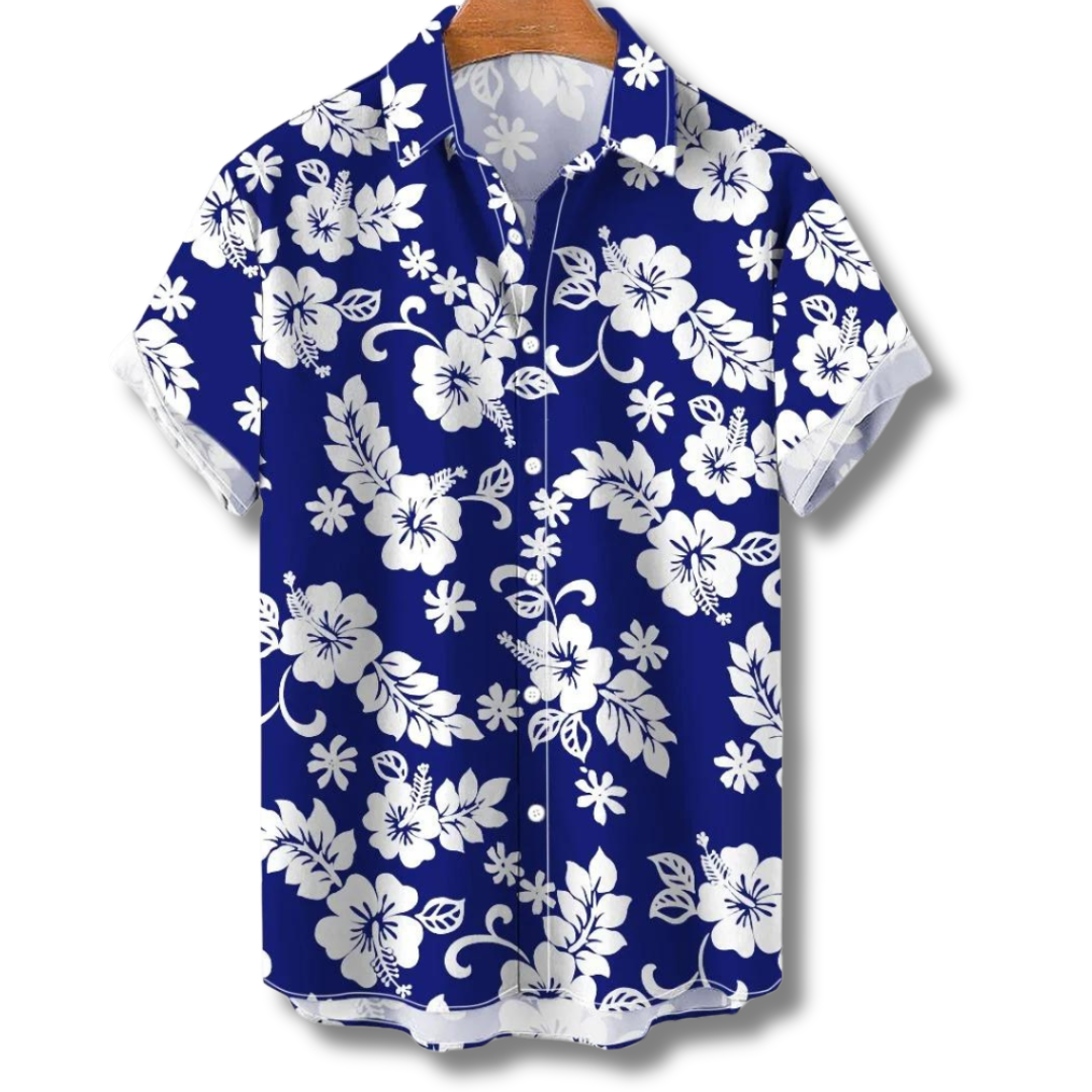 Herren Hawaii Hemd Leicht Komfortabel Sommer - BerlinGlamour