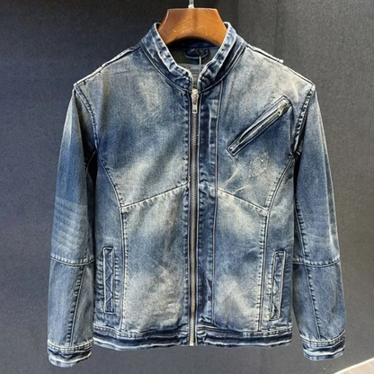 Herren Jeansjacke Modern Slim Fit