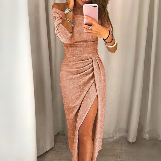 Glamour Partykleid Kurzarm Elegant Damenkleid - BerlinGlamour