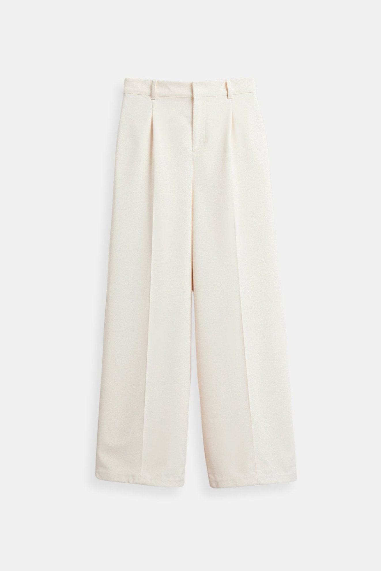 Elegante Damen Hose Weit Bequem mit Bundfalten - BerlinGlamour