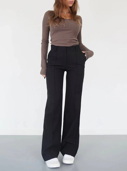 Carina | High-Waisted Chic Hosen Zendoo.de