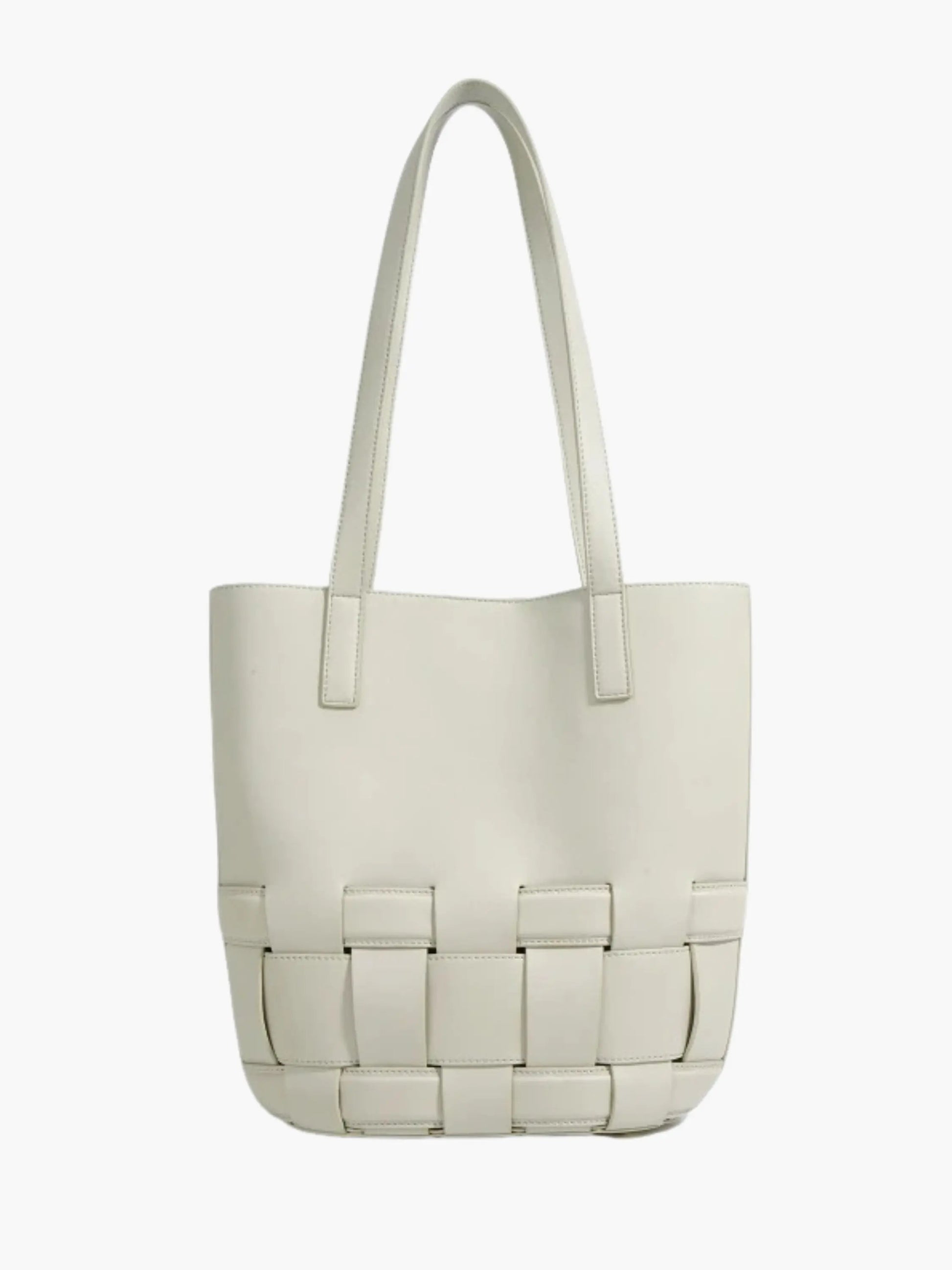 Geflochtene Lederhandtasche Frauen - BerlinGlamour