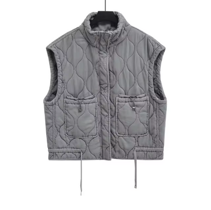 Baumwollweste Ärmellos Damen Modern