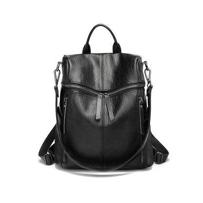 Großer Leder Rucksack Kapazitiv Modern - BerlinGlamour