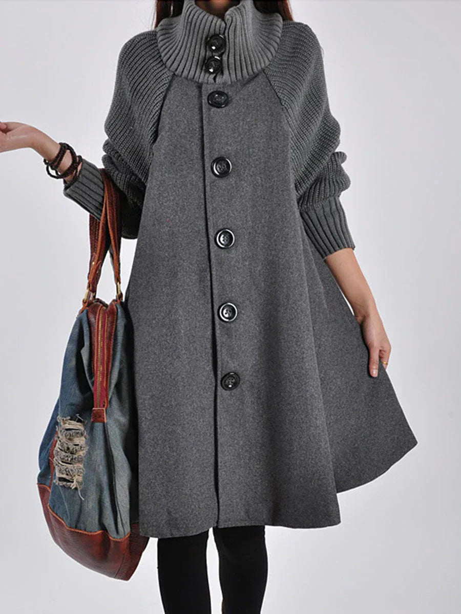 Stylische Damenjacke Avantgarde Kragen Modern