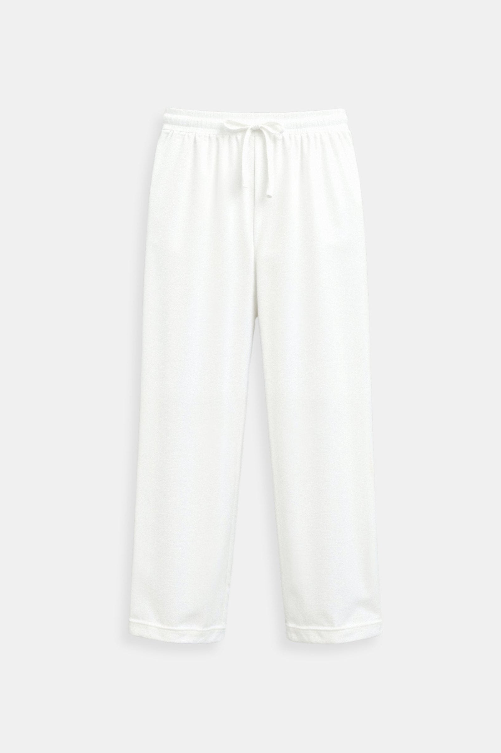 Elastische Damenhose mit Kordelzug und weitem Bein - BerlinGlamour