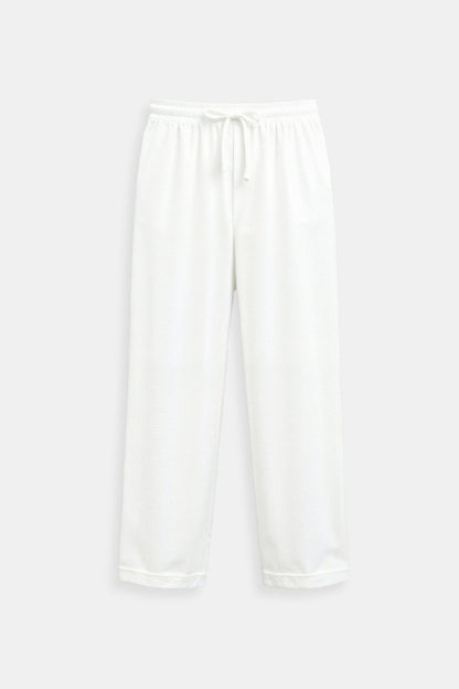 Elastische Damenhose mit Kordelzug und weitem Bein - BerlinGlamour