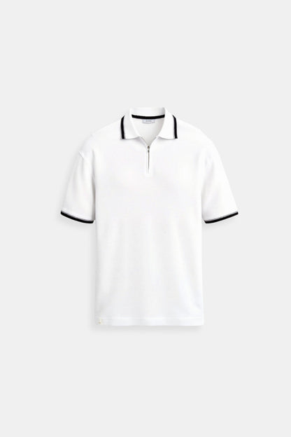 Poloshirt Herren Klassisch Reißverschluss Modern - BerlinGlamour