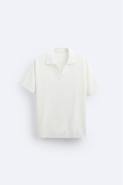 Elegantes Herren Poloshirt Weiß Klassisch - BerlinGlamour