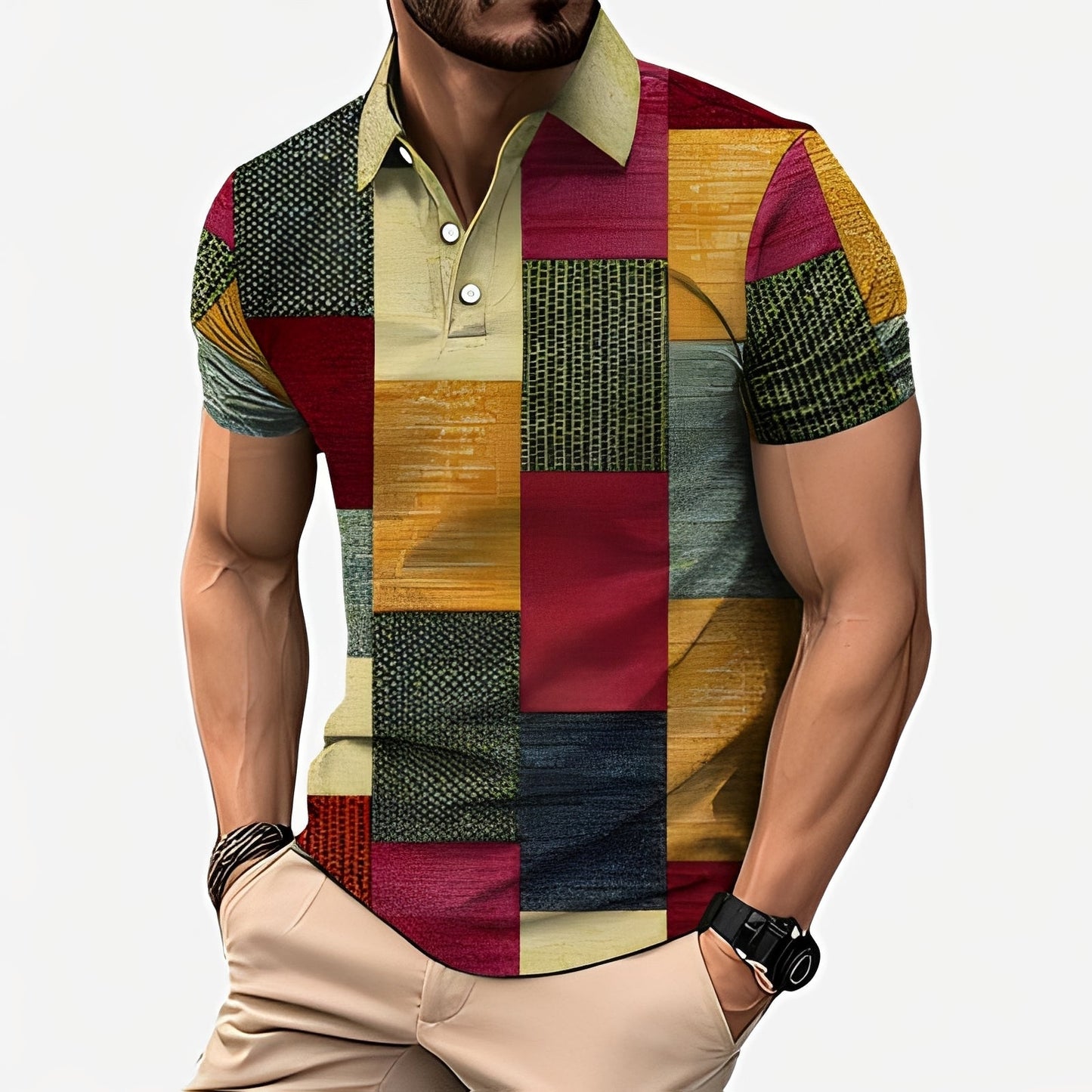 Herren T-Shirts Modern Slim Fit Stilvoll