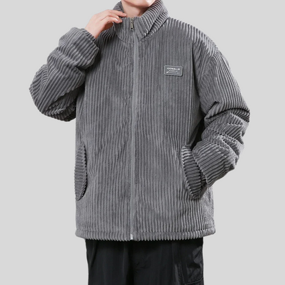 Herren Cordjacke Stilvoll Braun Modern - BerlinGlamour