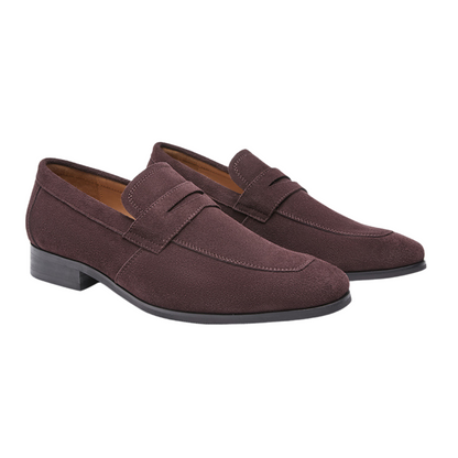 Herren Loafers Lederschnürsenkel Elegante Schwarz
