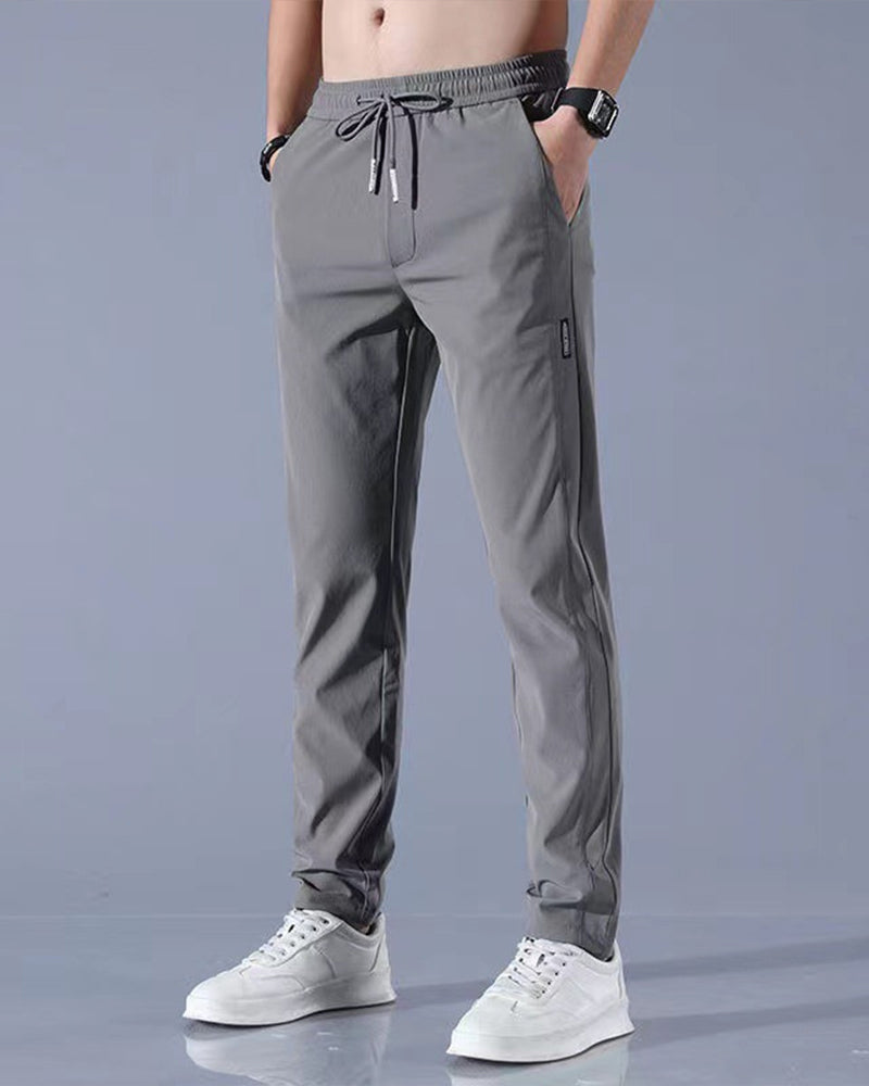 Sportliche Joggerhose Bequem Elastisch Mit Kordelzug - BerlinGlamour