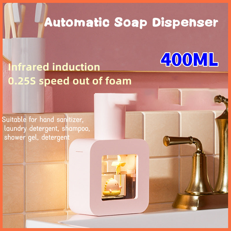 Haustier Seifenspender Automatisch Transparent Modern