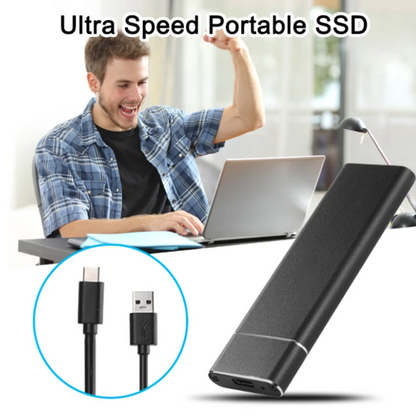 Schnelle Externe SSD Festplatte 1TB USB-C - BerlinGlamour