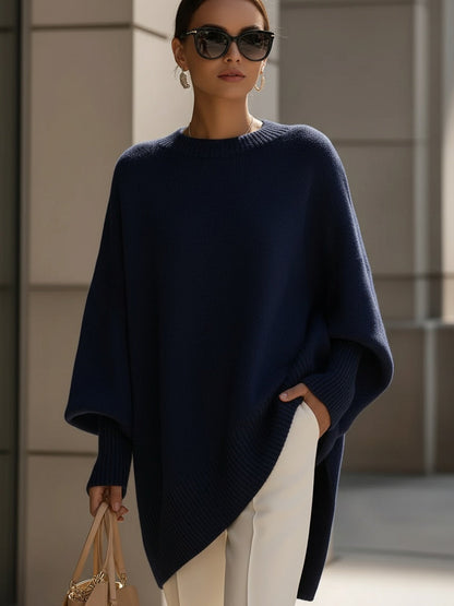 Damen Oversized Pullover Elegantes Großformat