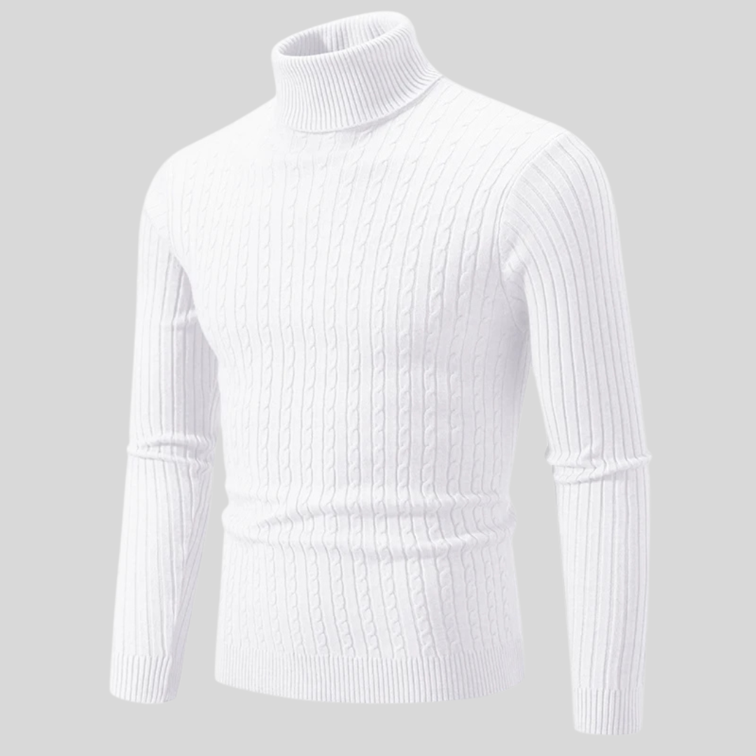 Stilvoller Rollkragenpullover Modern Warm