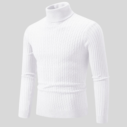 Stilvoller Rollkragenpullover Modern Warm