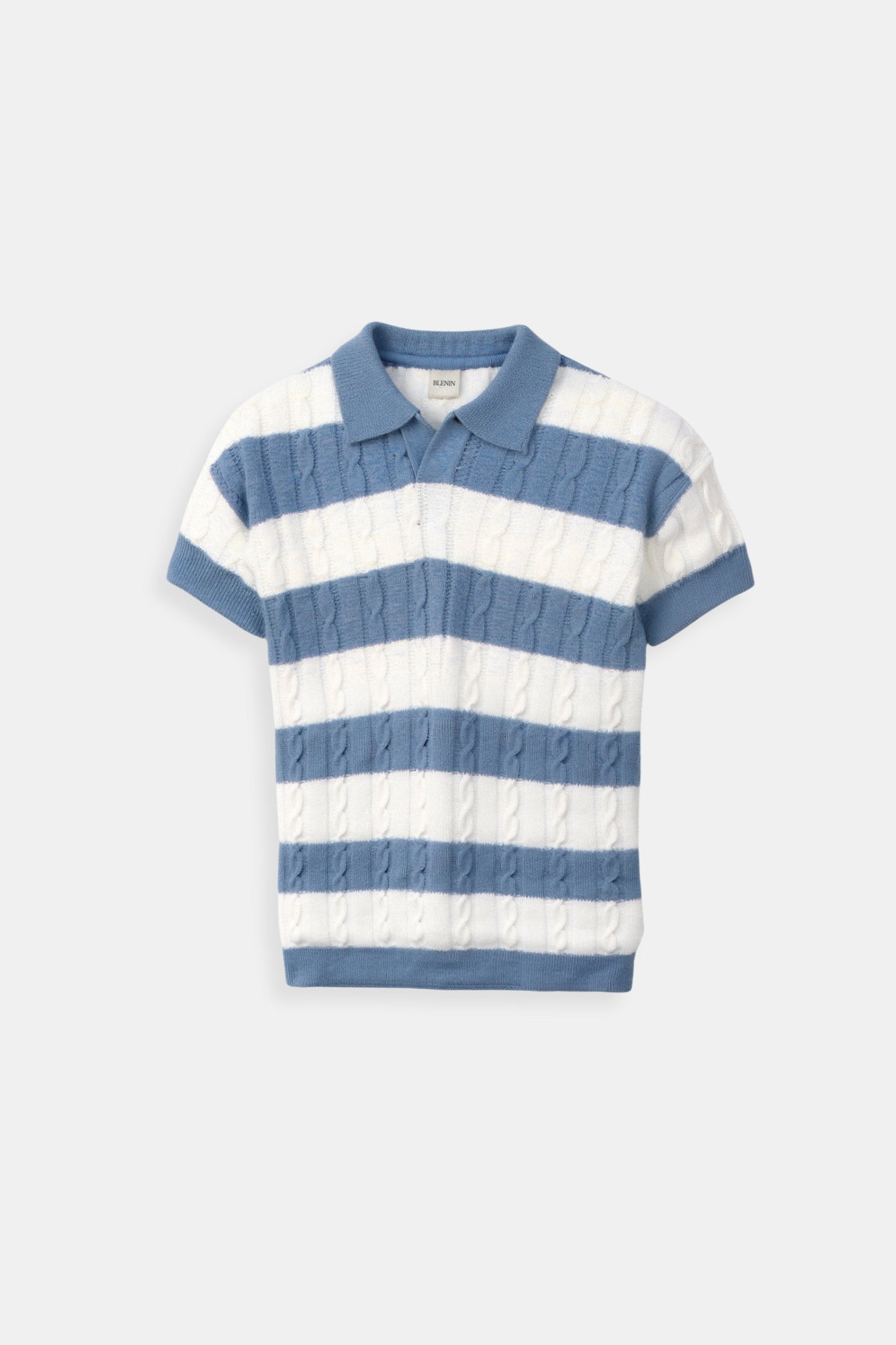 Herren Poloshirt Kurzarm Gestreift Sportlich