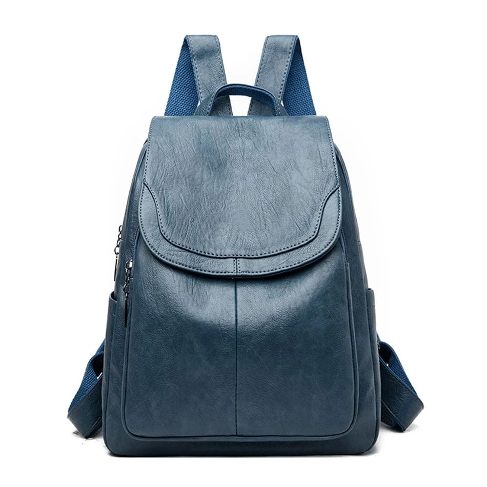 Leder Rucksack Frauen Stylisch mit Diebstahlschutz