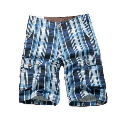 Herren Cargo Shorts Leicht Baumwolle Sommer